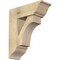 Ekena Millwork Westlake Traditional Rough Sawn Bracket w/ Offset Brace, Douglas Fir, 8"W x 22"D x 26"H BKT0806X22X26WTL01RDF - alternate 1